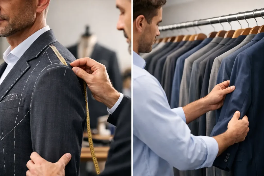 Custom Tailoring vs Off the Rack for Better Fit