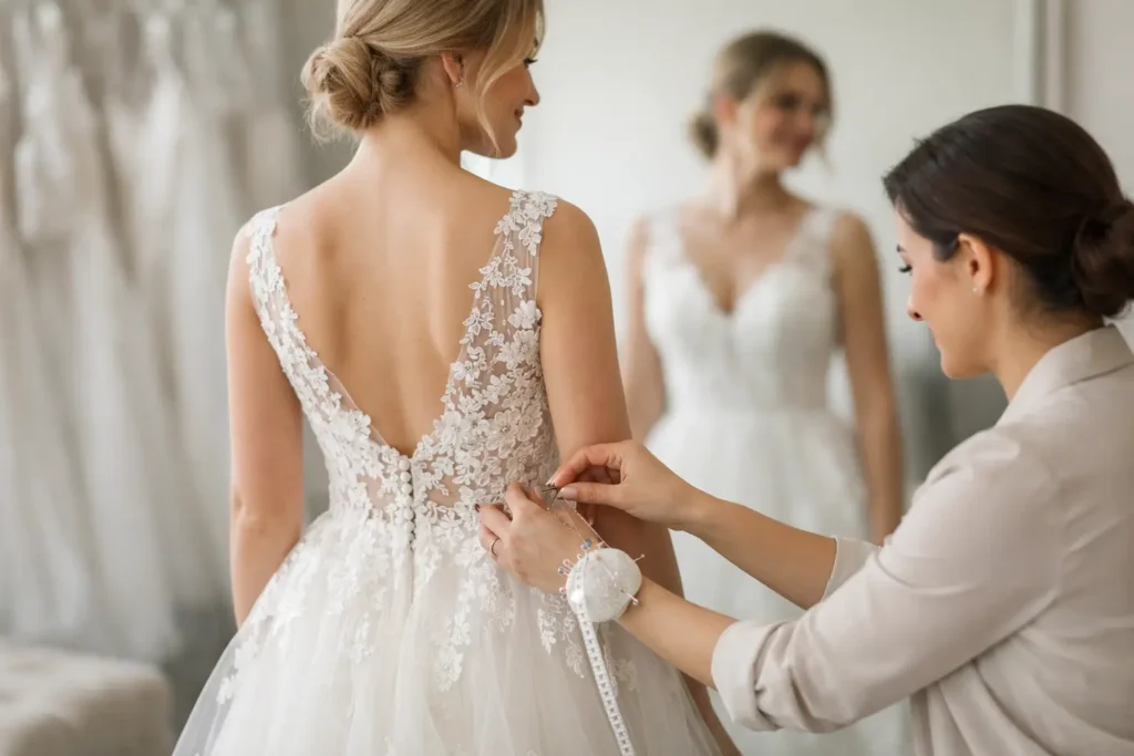 Guide to Wedding Dress Fittings for the Right Fit
