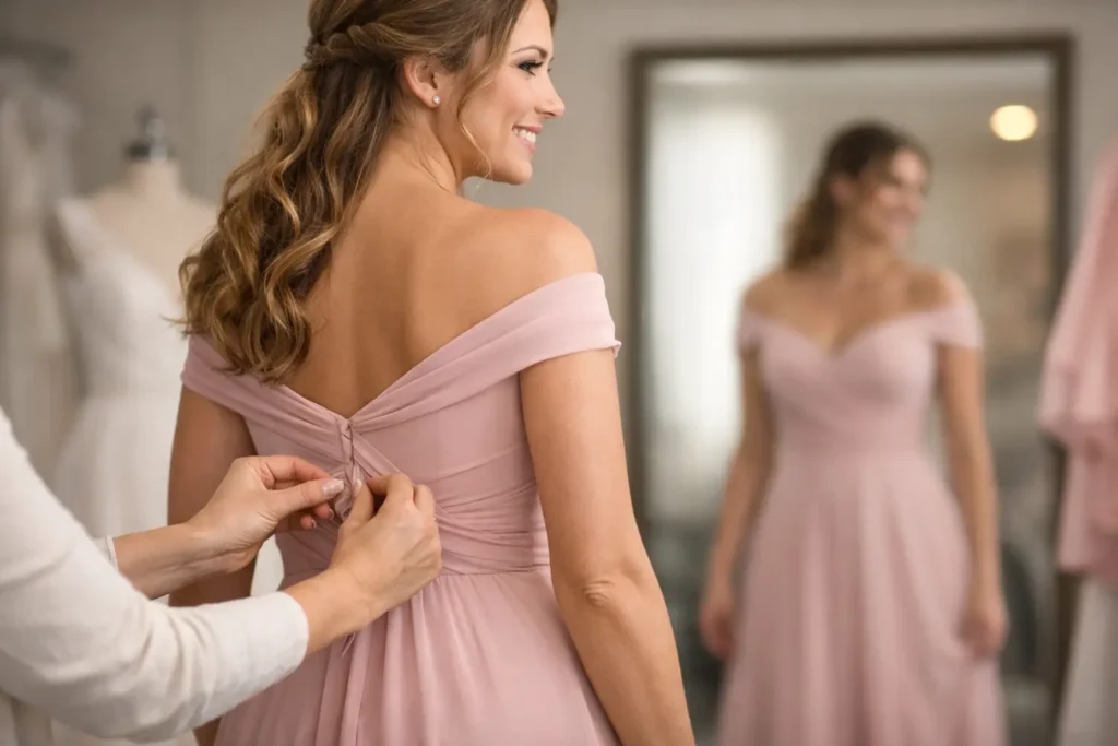 How a Bridesmaid Dress Should Really Fit