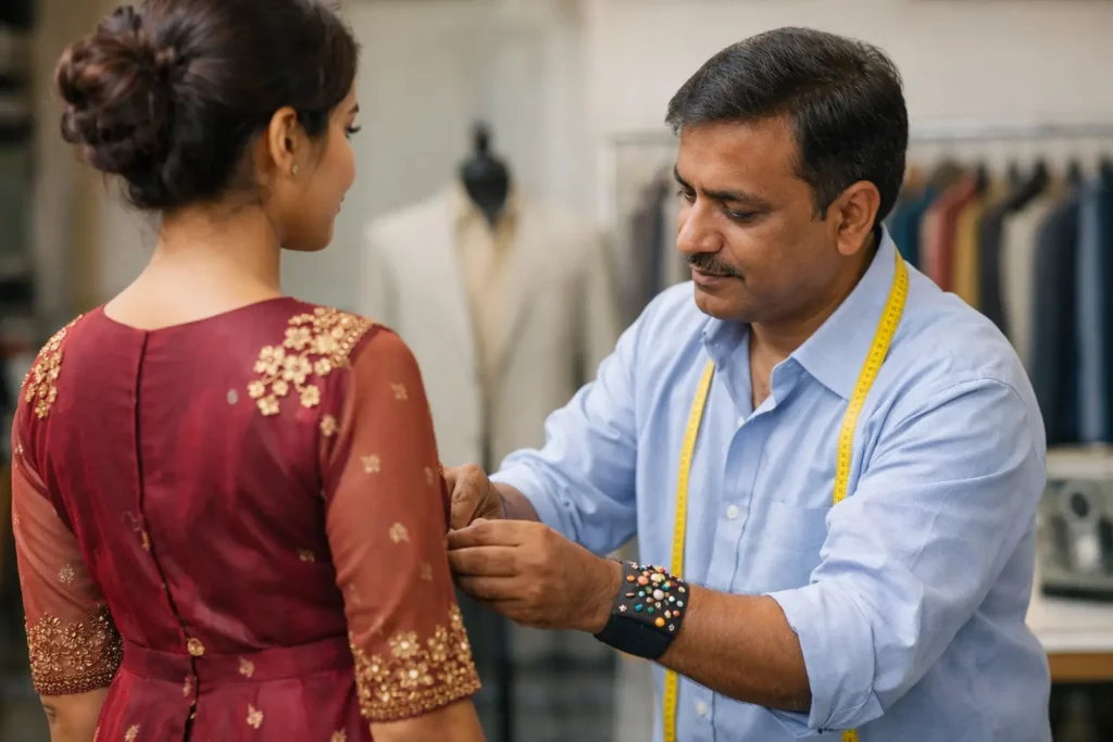 How an Indian Garment Tailor Gets the Fit Right