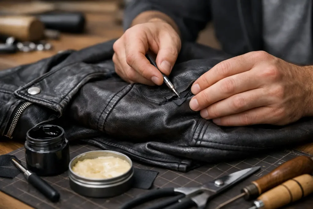 How to Repair a Leather Jacket Properly