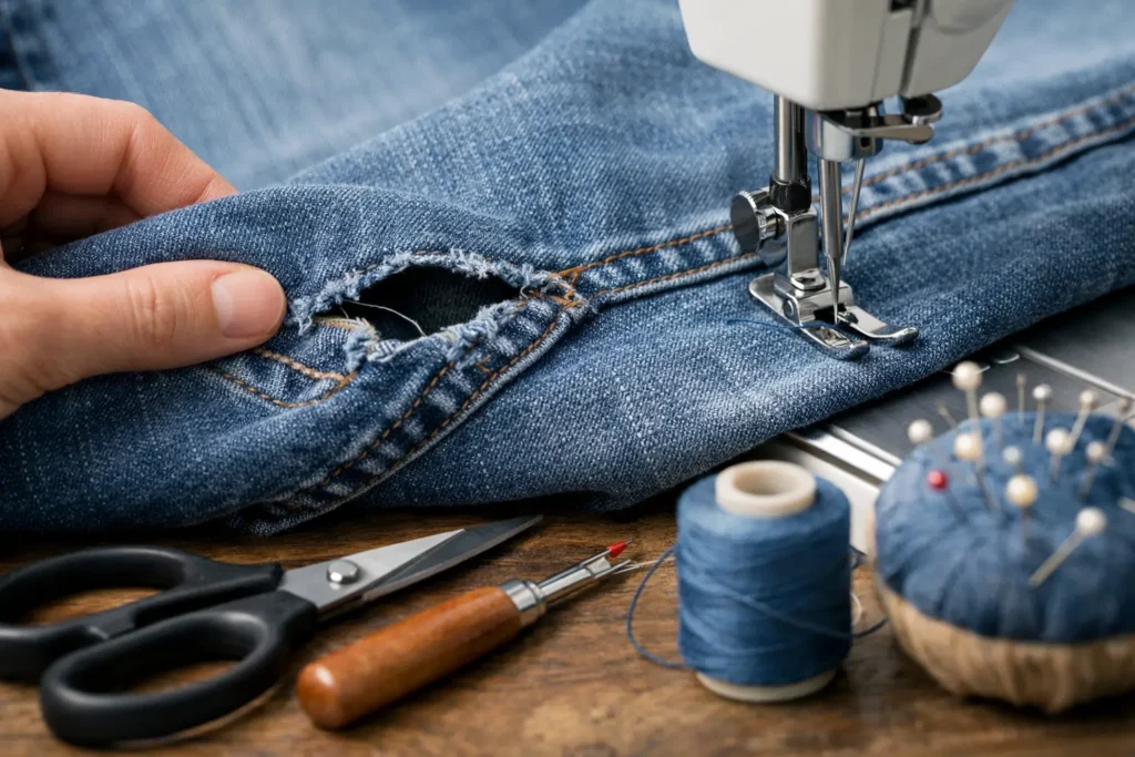 How to Repair Torn Clothing Seams Properly