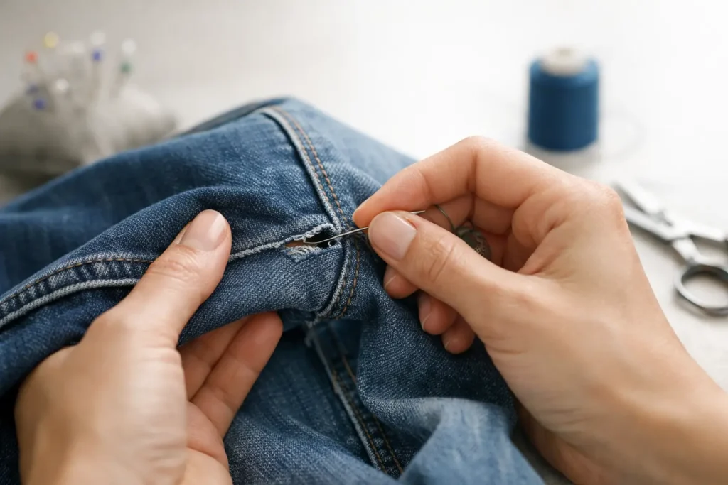 How to Repair Torn Seams Without Bulky Stitches