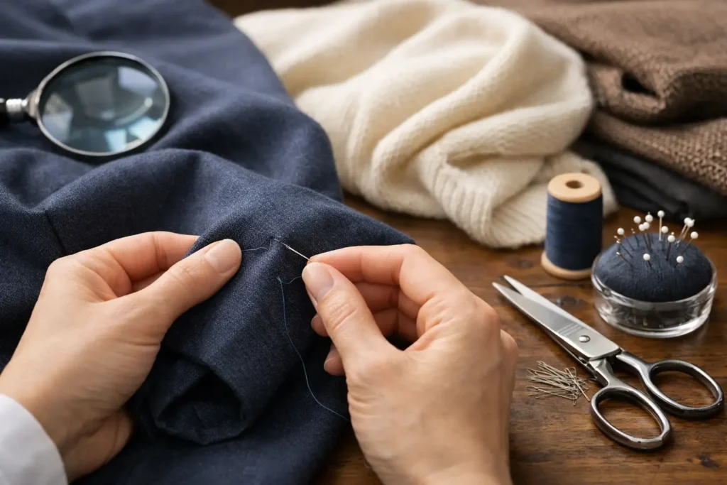 Invisible Mending for Clothes That Matter