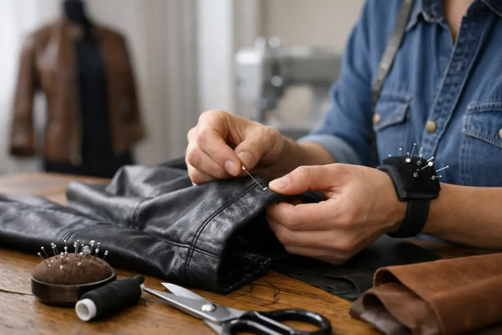 Leather Alterations That Keep Clothes Wearable