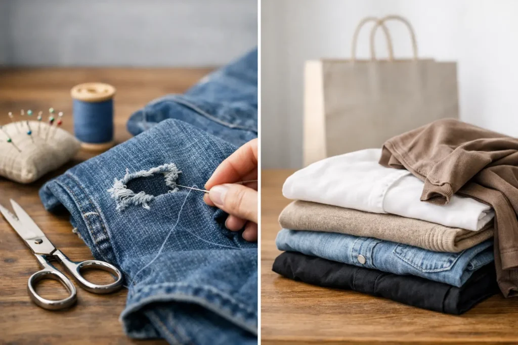 Repair or Replace Damaged Clothes?