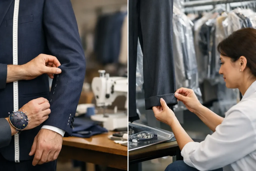 Tailor Versus Dry Cleaner Alterations: Who to Choose?