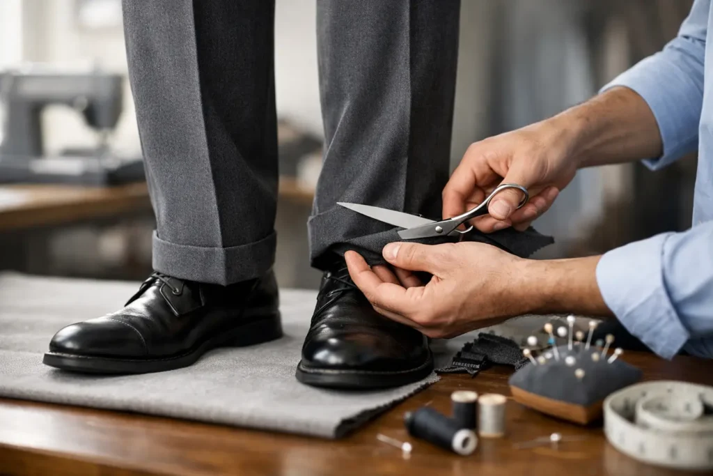 Trouser Shortening for a Better Fit