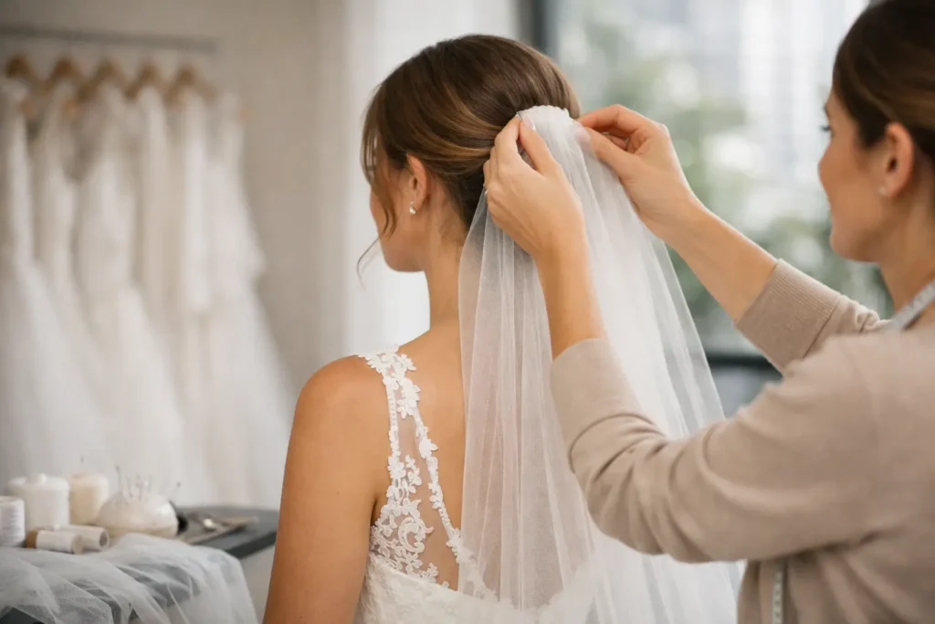 Veil Alterations Melbourne for Your Wedding