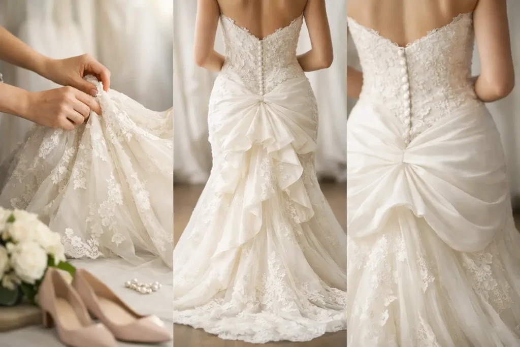 Wedding Gown Bustle Options Explained