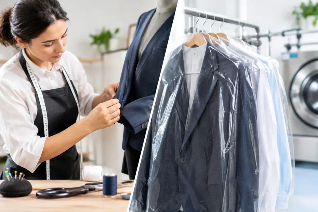 Tailoring Versus Drycleaning: What You Need